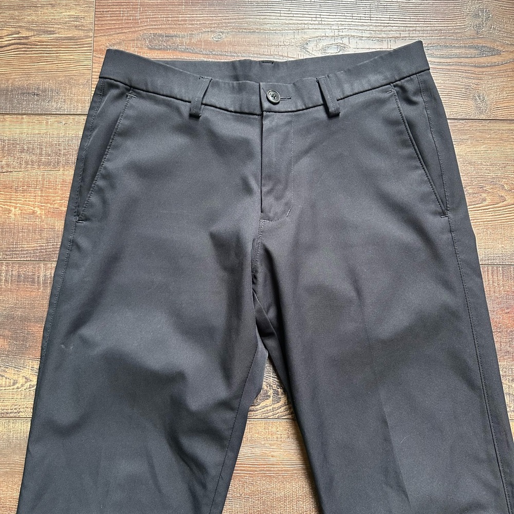 Men's Black Dress Pants - Classic Formal Trousers 30x30